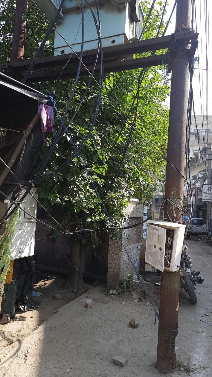 Shattered poles of electricity became enemies of life