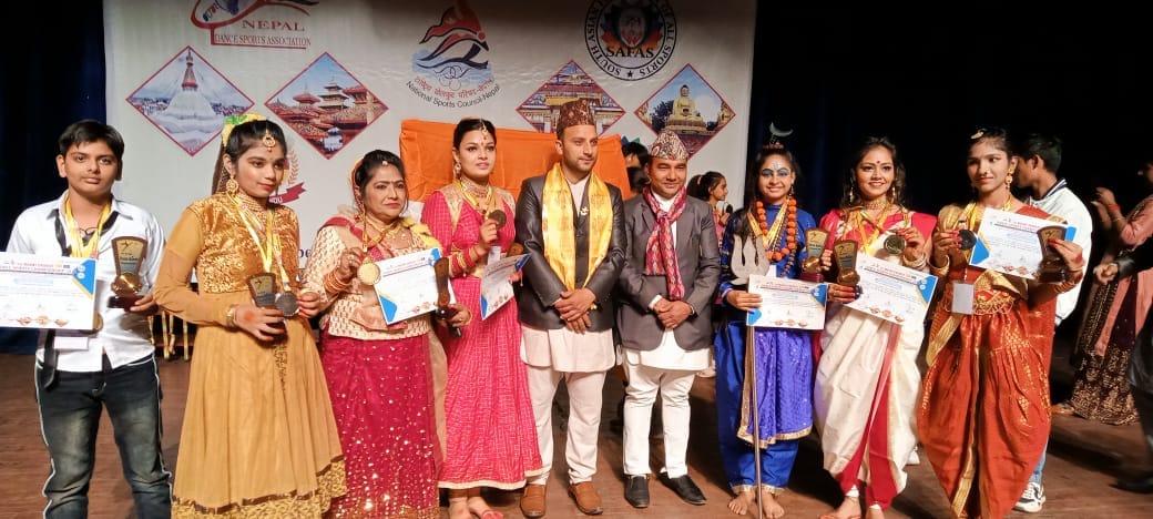 Dancers of the district won seven medals in Nepal