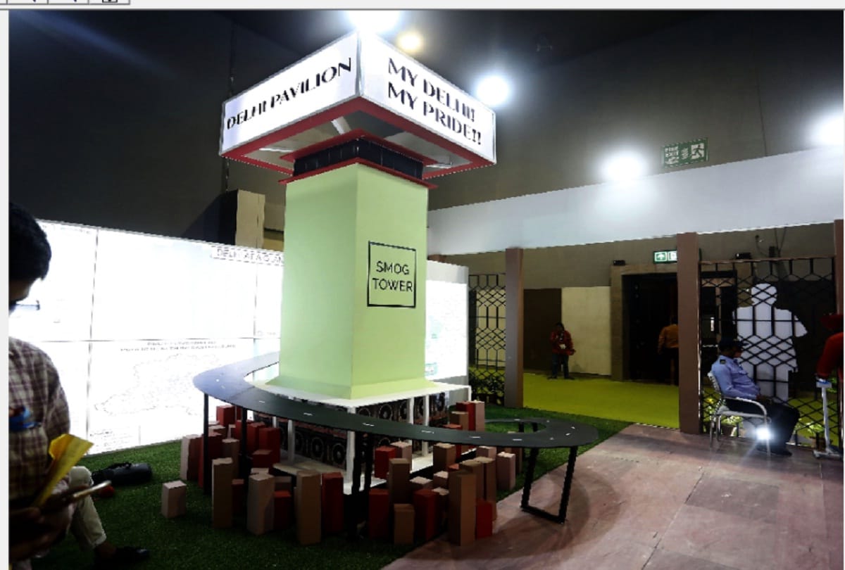 Pragati Maidan Trade Fair Moga silk is shining like gold attracting people doing sari worth lakhs of rupees
