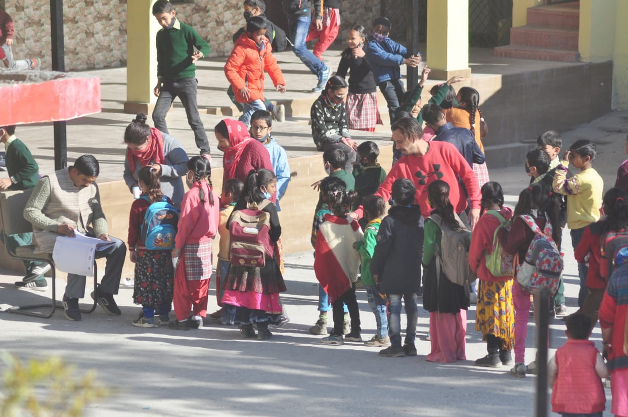 Schools in Kullu distt shining with children