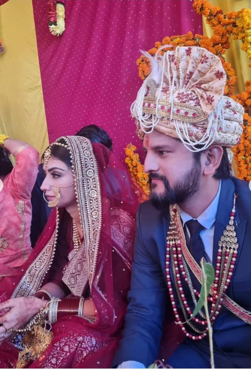 uttarakhand news: TV actress nikita sharma wedding in triyuginarayan temple, see photos