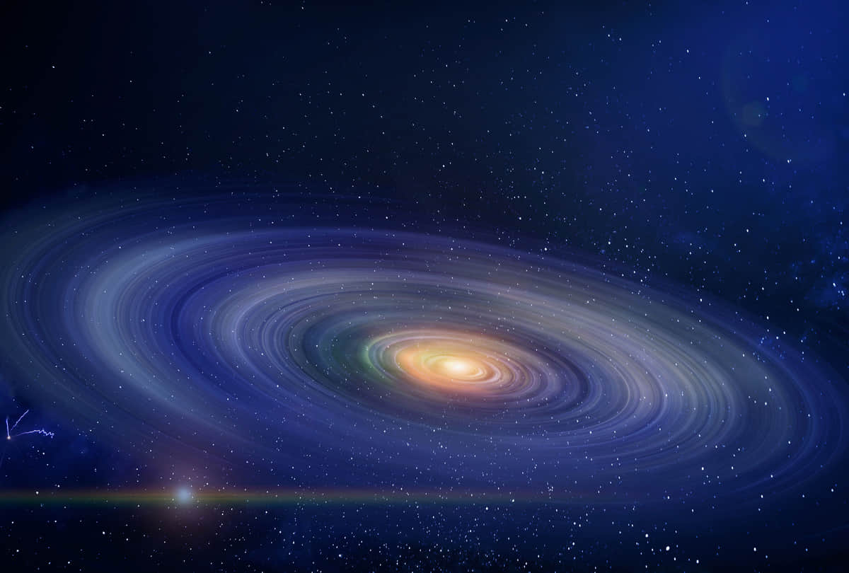 hot stream of star gas space devils will collide galaxy Scientists scared of war in space