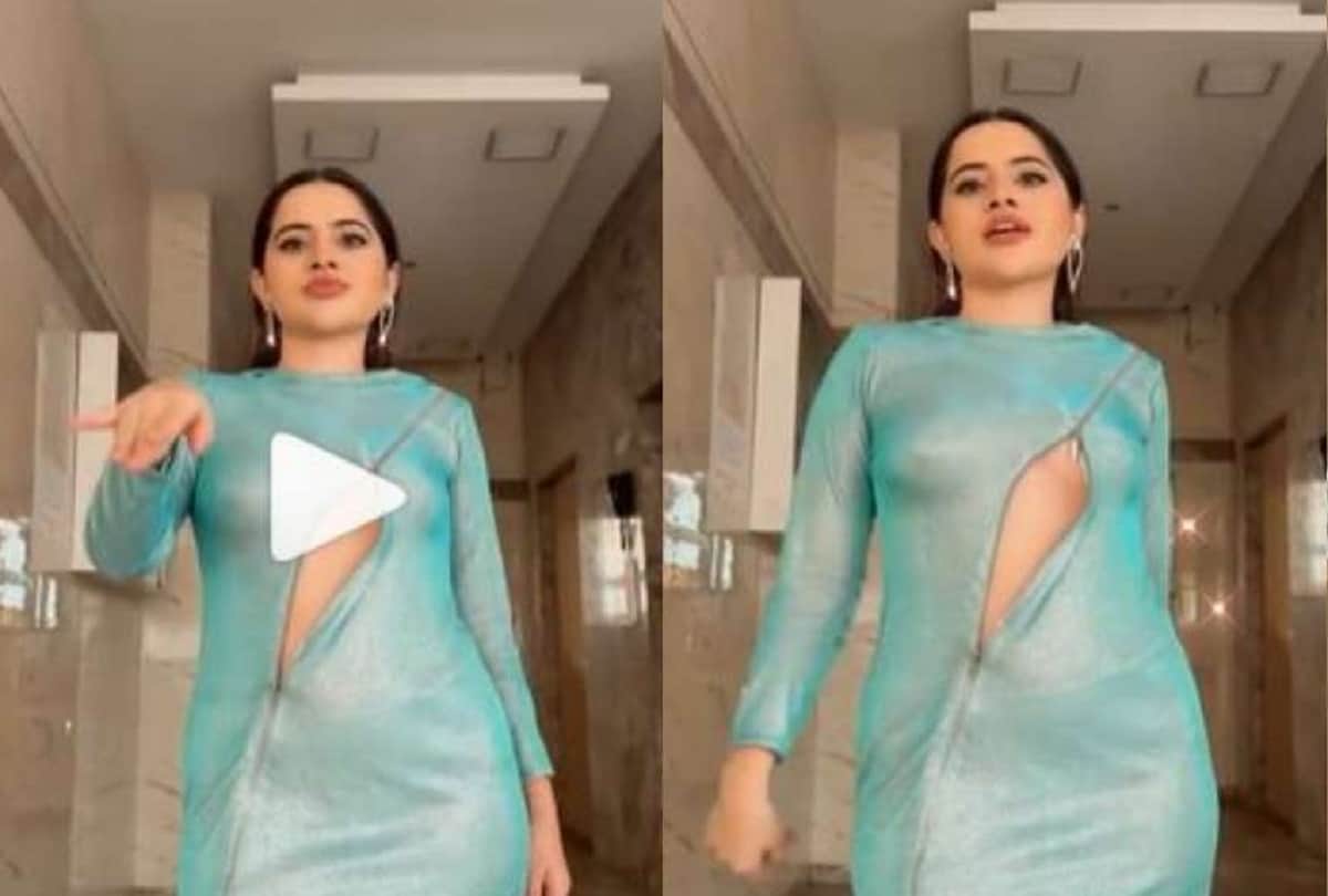 Zip toh band kar lo Urfi Javed brutally trolled for posting video wearing front open dress