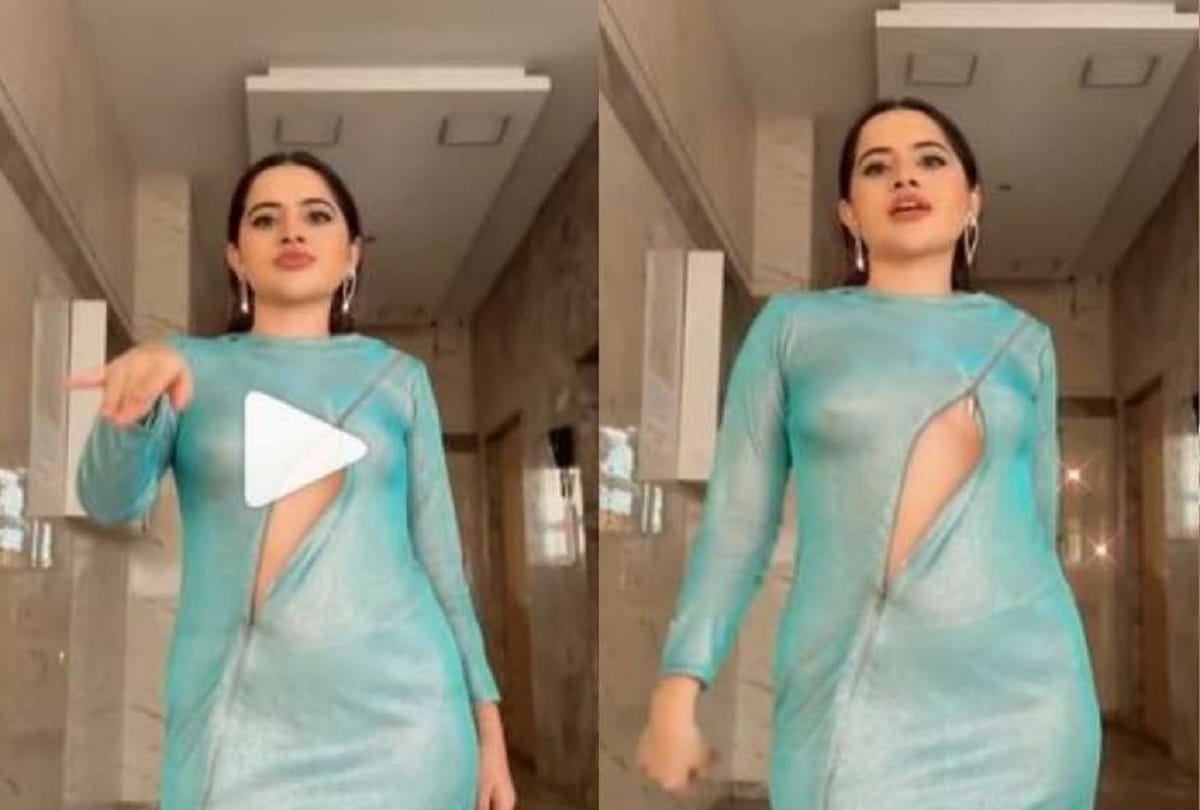 Zip toh band kar lo Urfi Javed brutally trolled for posting video wearing front open dress