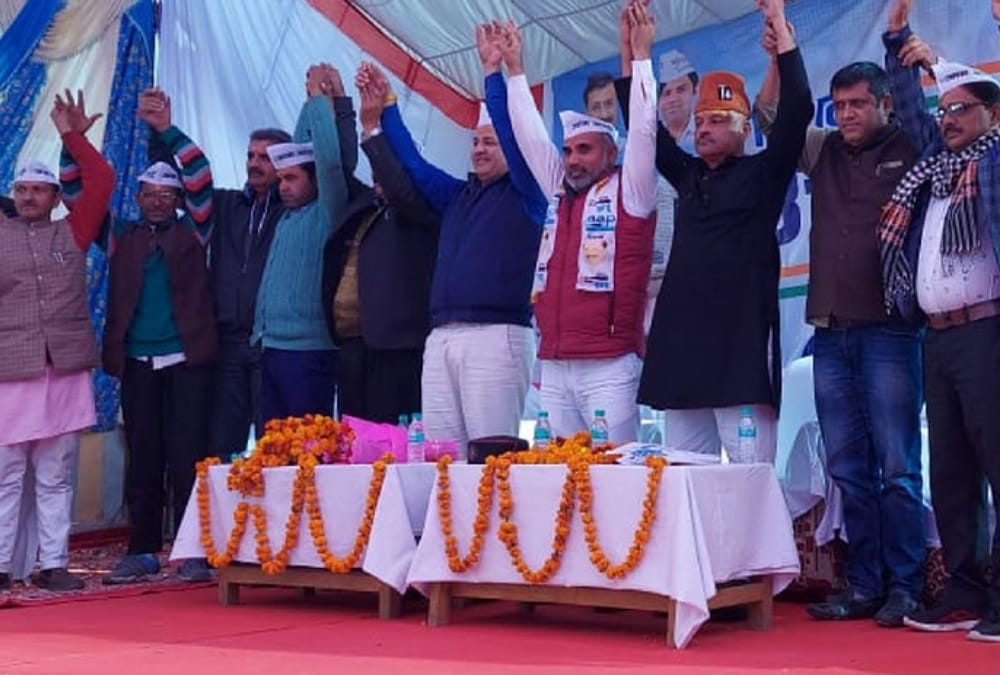 Uttarakhand Election 2022: Manish Sisodia Road Show and election campaign in uttarkashi Photos