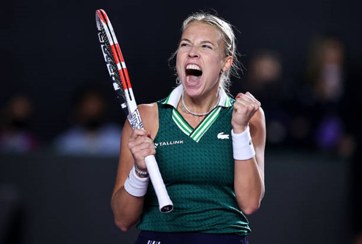 WTA Finals 2021 Estonia tennis Player Anett Kontaveit will face Spain Garbine Muguruza in WTA finals