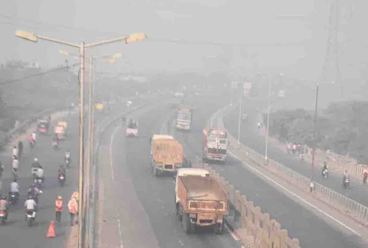 amount of pollution in the air of Kanpur increased again