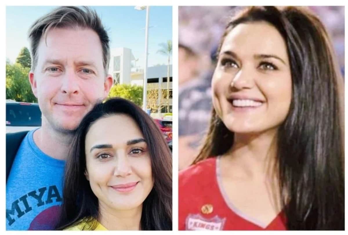 IPL 2022 Photos and video, Preity Zinta back in stadium, supported and cheers Punjab kings, pics goes viral