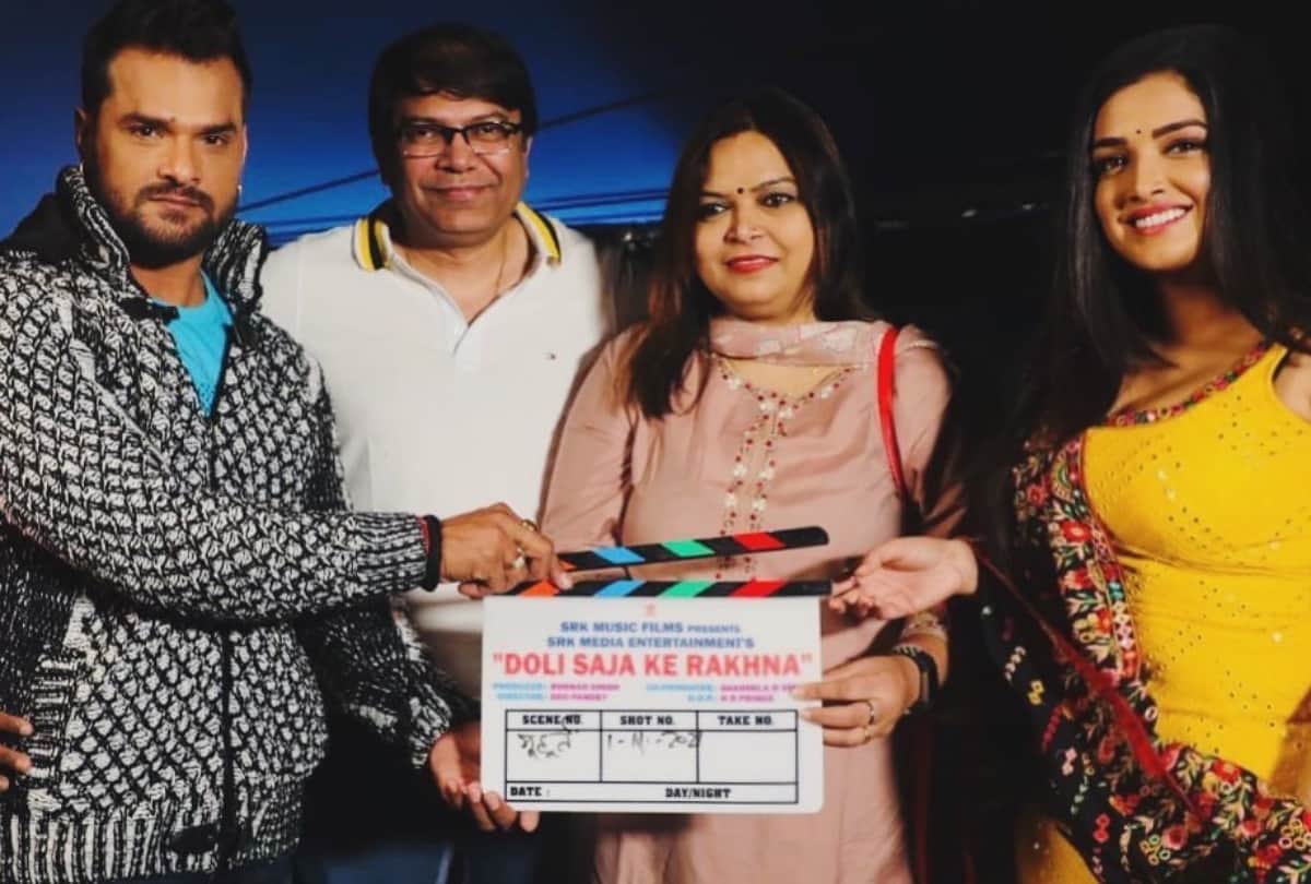 Bhojpuri Amrapali Dubey shared first reel with Khesari Lal yadav fans said  amazing