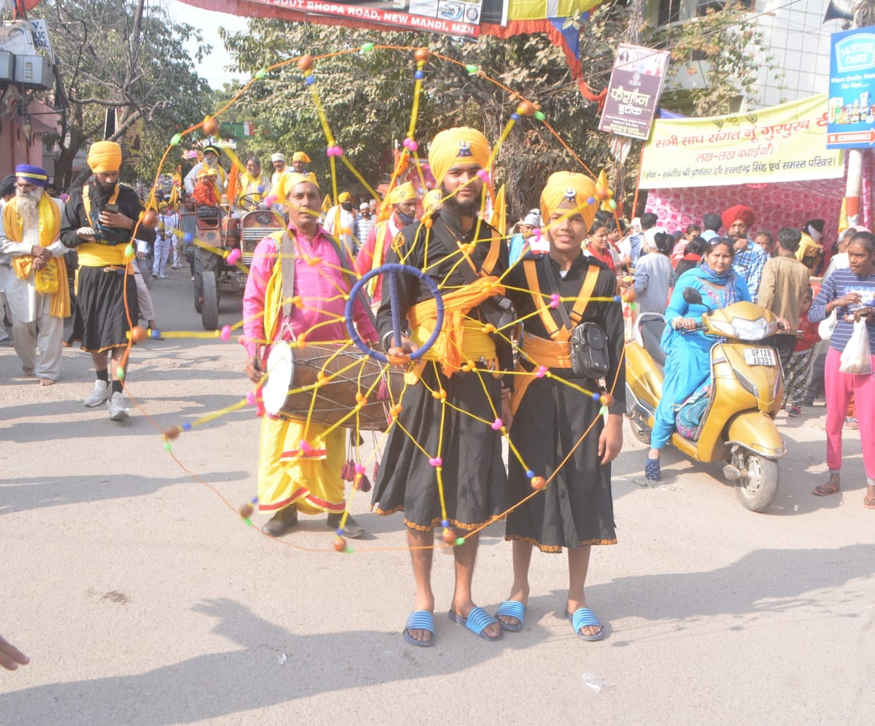 Nagar Kirtan taken out on Prakash Parv