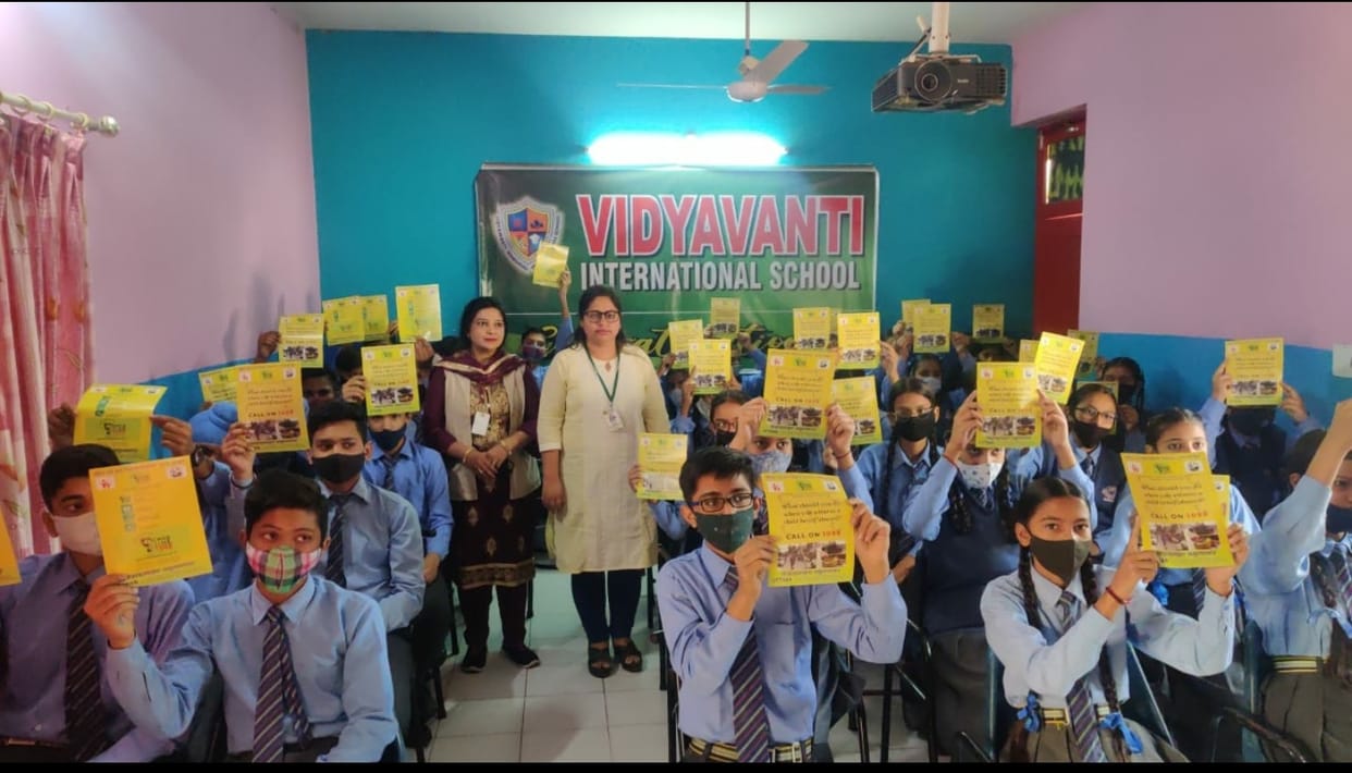 Child line told the ill effects of drugs to the children, Yamunanagar