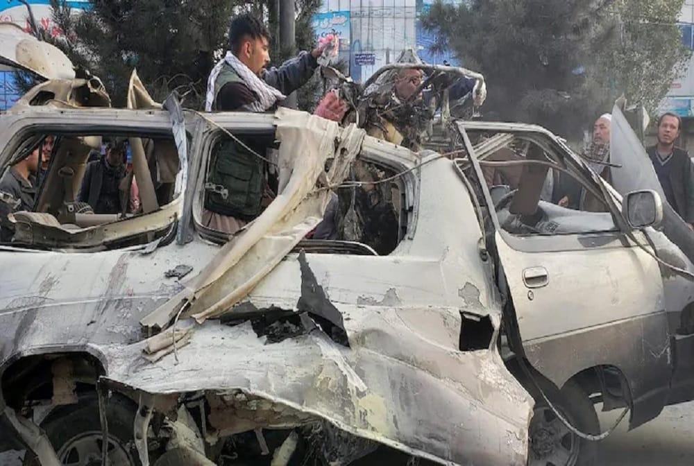 Bomb blast near Russian Embassy in Kabul, Afghanistan