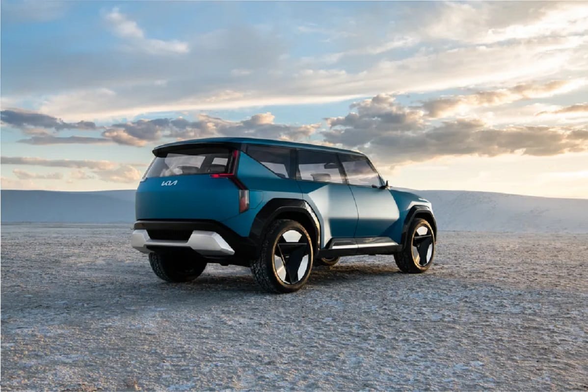 Kia EV9 Electric SUVConcept made its debut at 2021 Los Angeles Auto Show kia ev9 range 482 km range