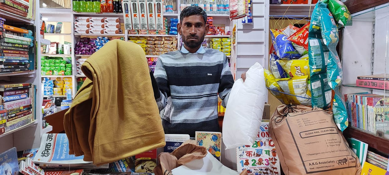 Passengers will have to loose their pockets for blankets in the train