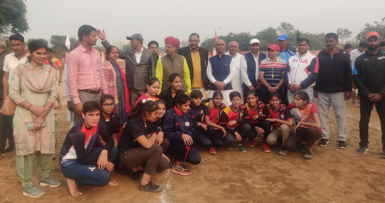 RBS school team became winner in district level kabaddi competition