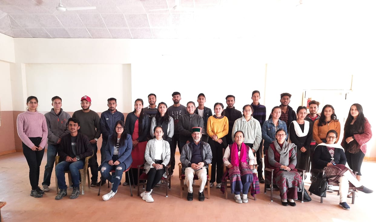 dr rajan elected commorce association rampur college president