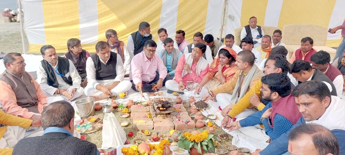 Ganga fair begins with worship and milk ceremony
