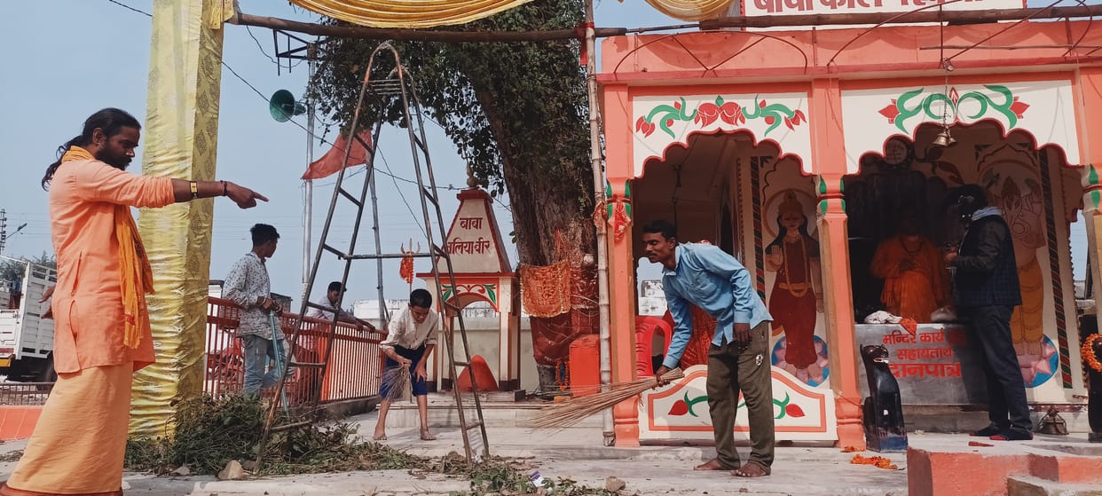 Today the pool of Sheetla Dham area will be illuminated by 16 types of lights