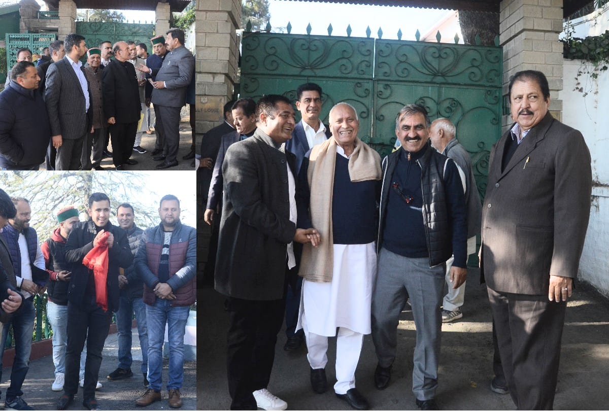 himachal News: lunch diplomacy at holly lodge shimla and Himachal  congress Leaders shakti pradarshan