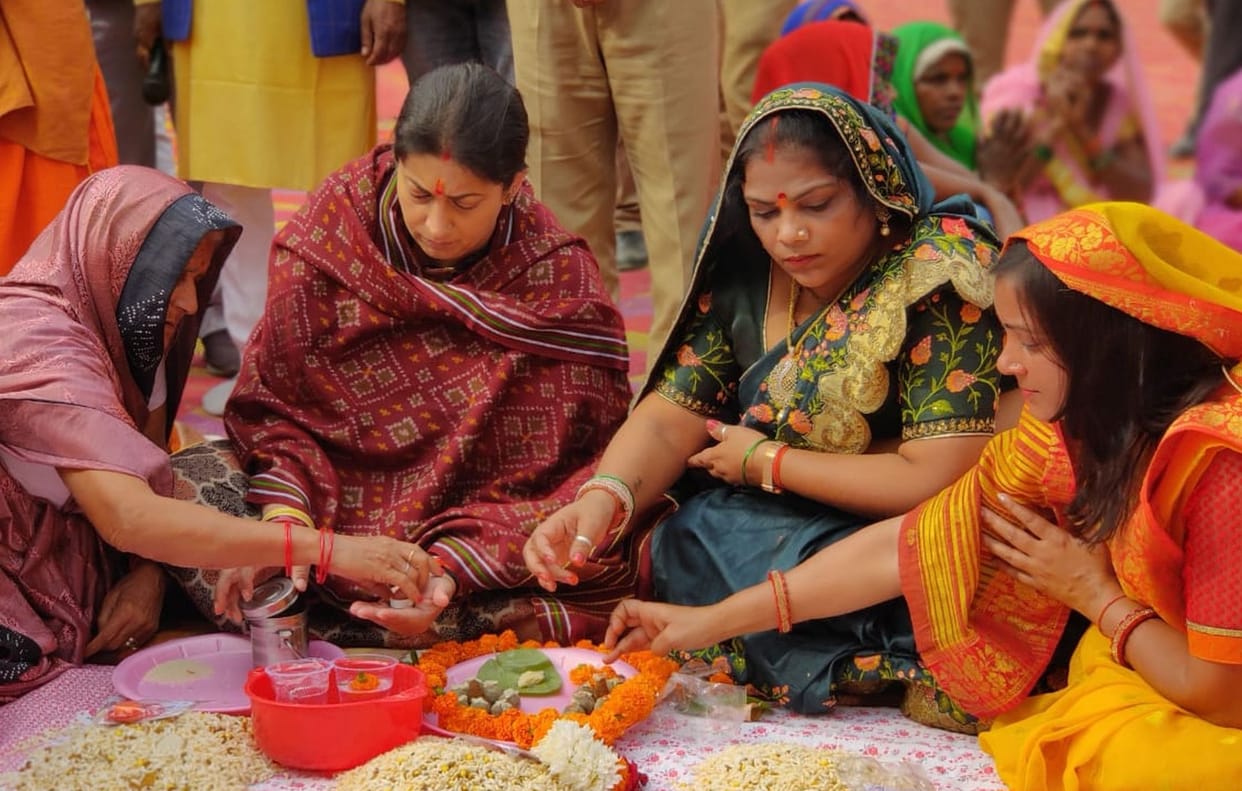 Union Minister attended Durduria program in Kalikan Dham