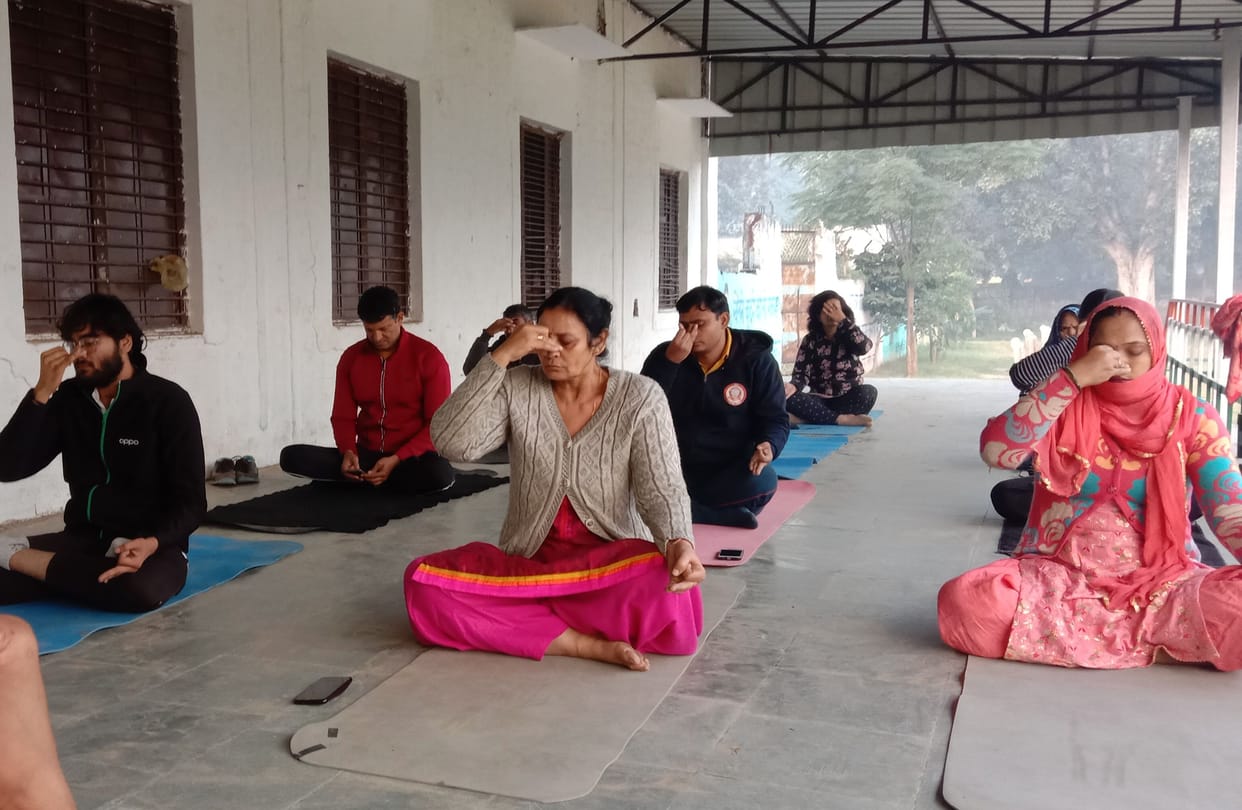 Benefits of Pranayama to the seekers in the camp