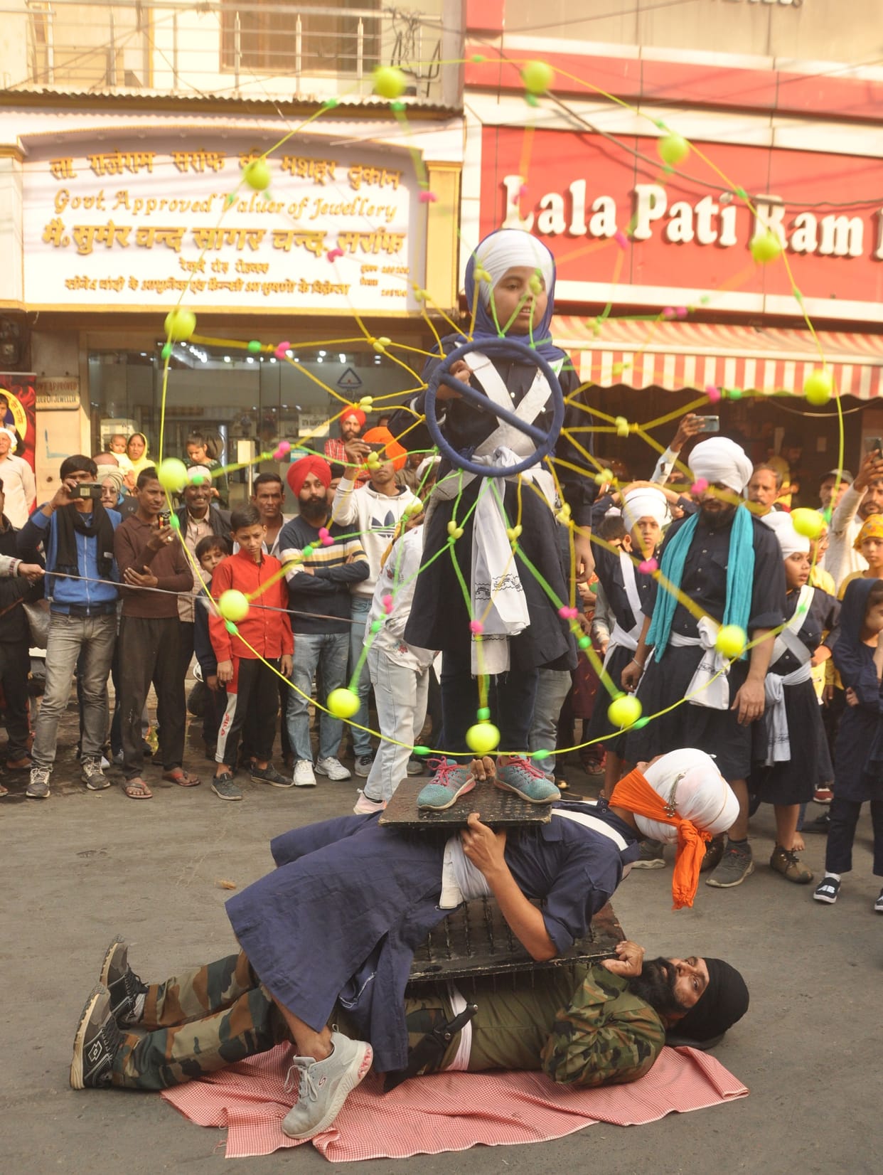 Nagar Kirtan on the birth anniversary of Guru Nanak Dev