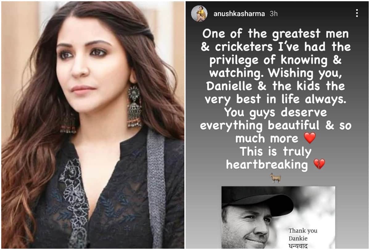 Social media: Anushka Sharma saddened to hear the announcement of AB de Villiers retirement shared this post