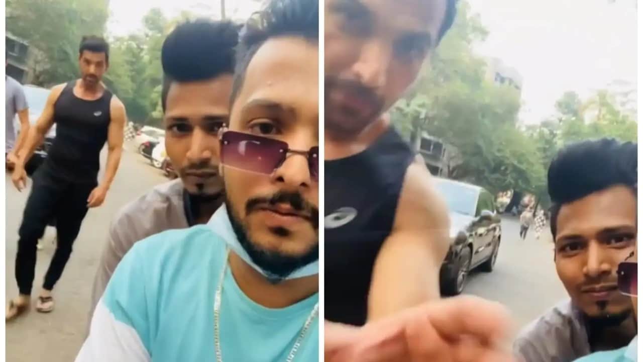 John Abraham snatches fan’s phone for filming him, watch the video