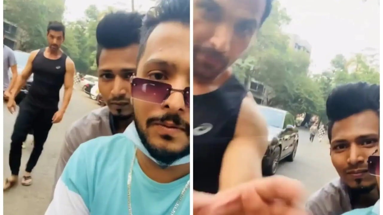 John Abraham snatches fan’s phone for filming him, watch the video