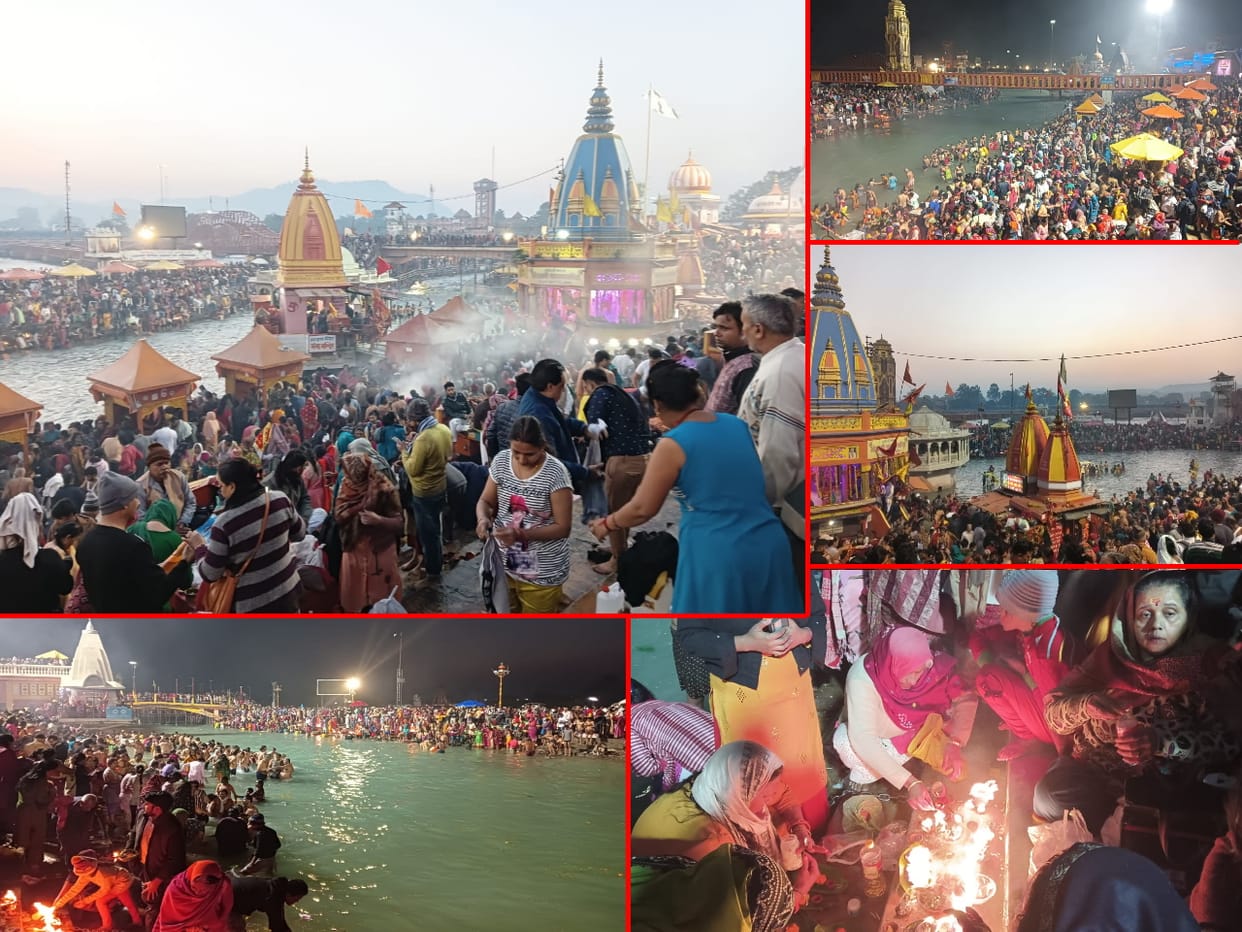 Kartik Purnima Ganga Snan 2021: ganga snan in haridwar from ealry morning, see photos