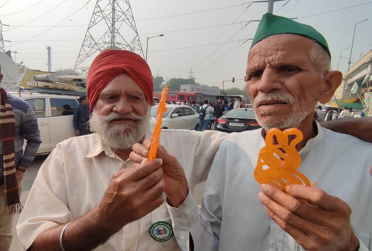 Announcement of the return of agricultural laws There is an atmosphere of happiness among the farmers on the border