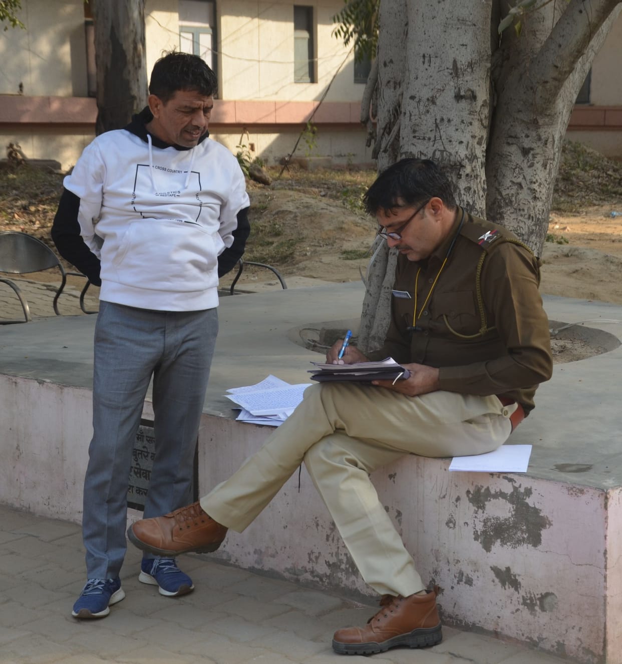 The person hanged for refusing to tie the goat, got the child to write a suicide note