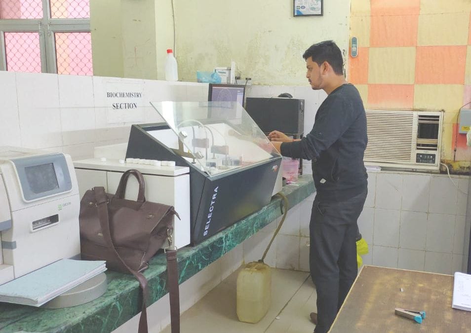 lac of staff, 24 hour pathology service effected