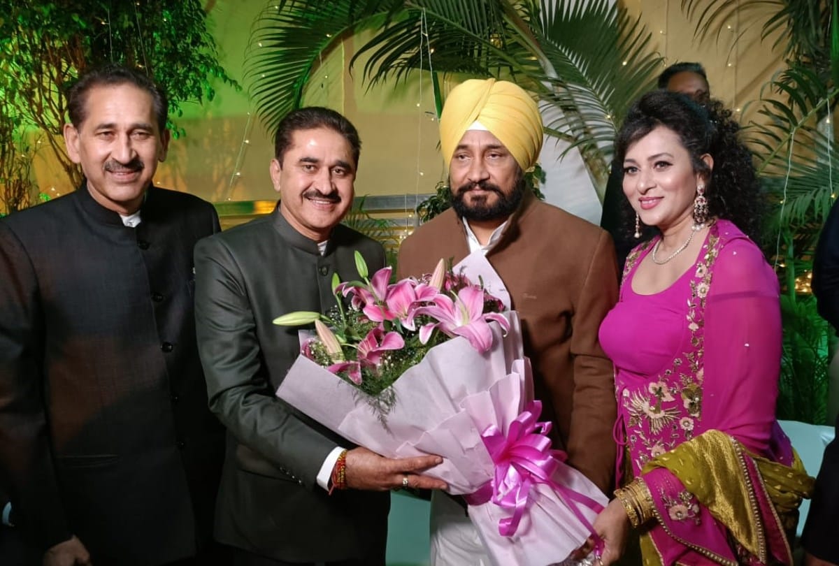 Punjab chief Minister Charanjit Singh Channi in Baddi himachal Pradesh