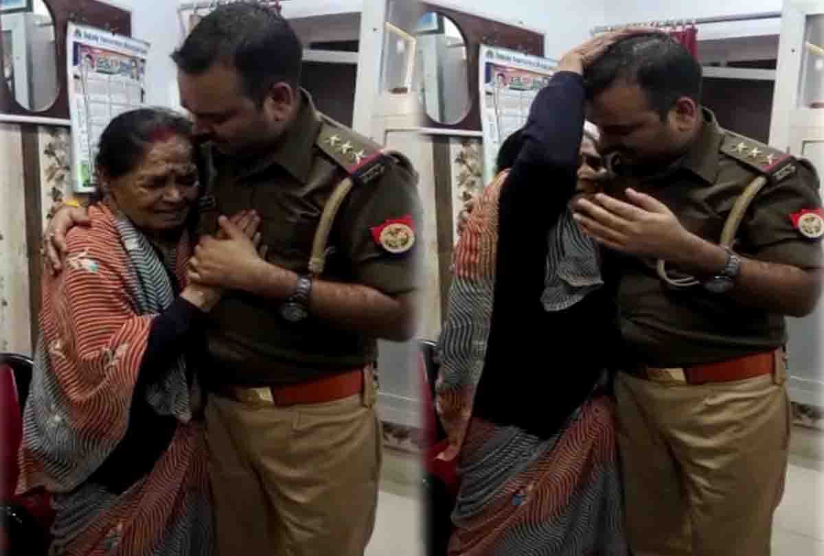 Troubled by the harassment of the family, old lady reached the police station crying