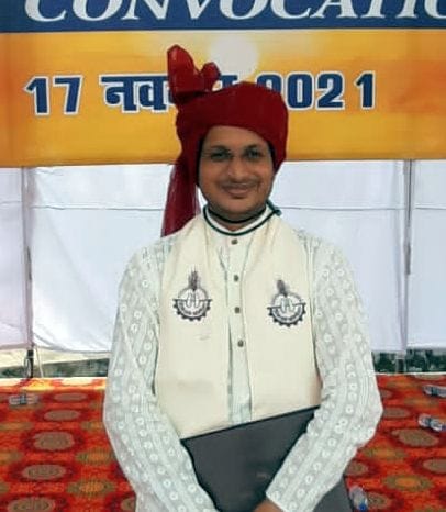 Acharya Vipin and Ashok honored with PhD