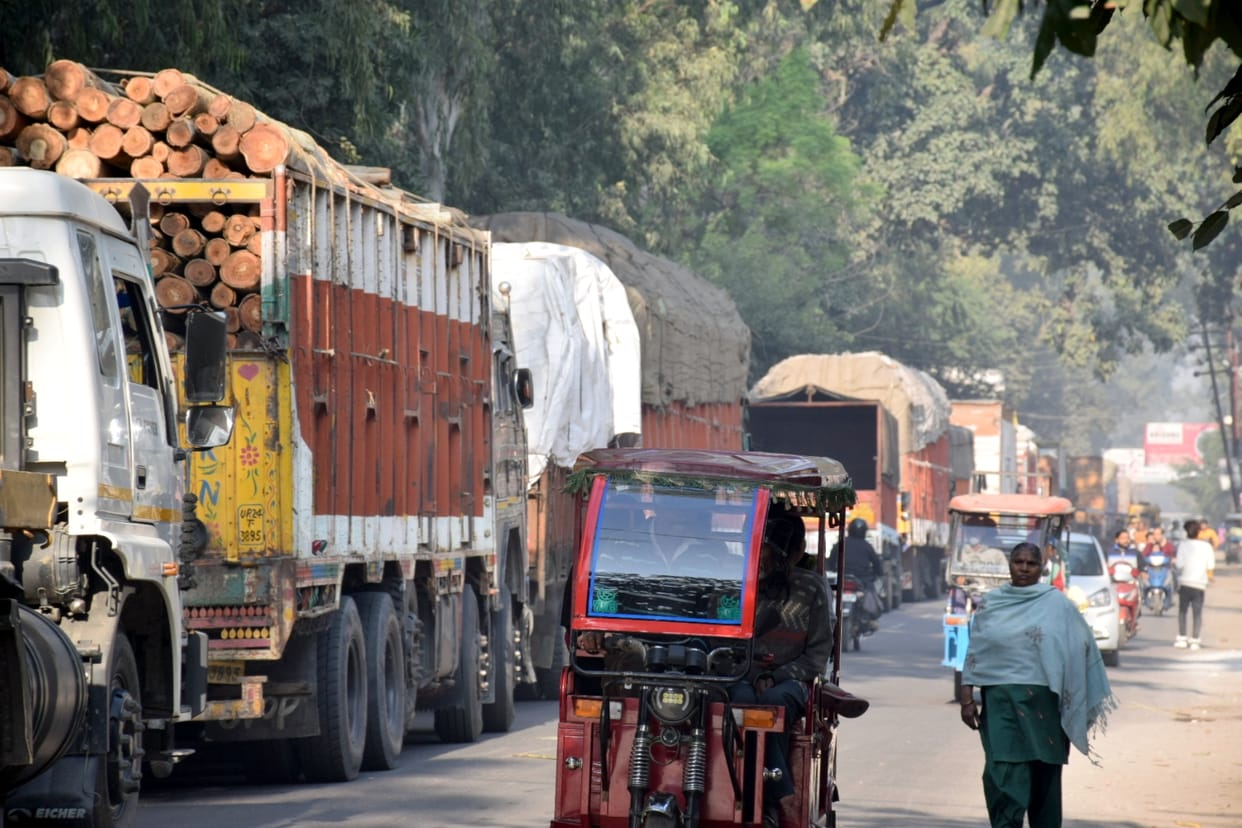 Meerut-Pauri highway remained jammed