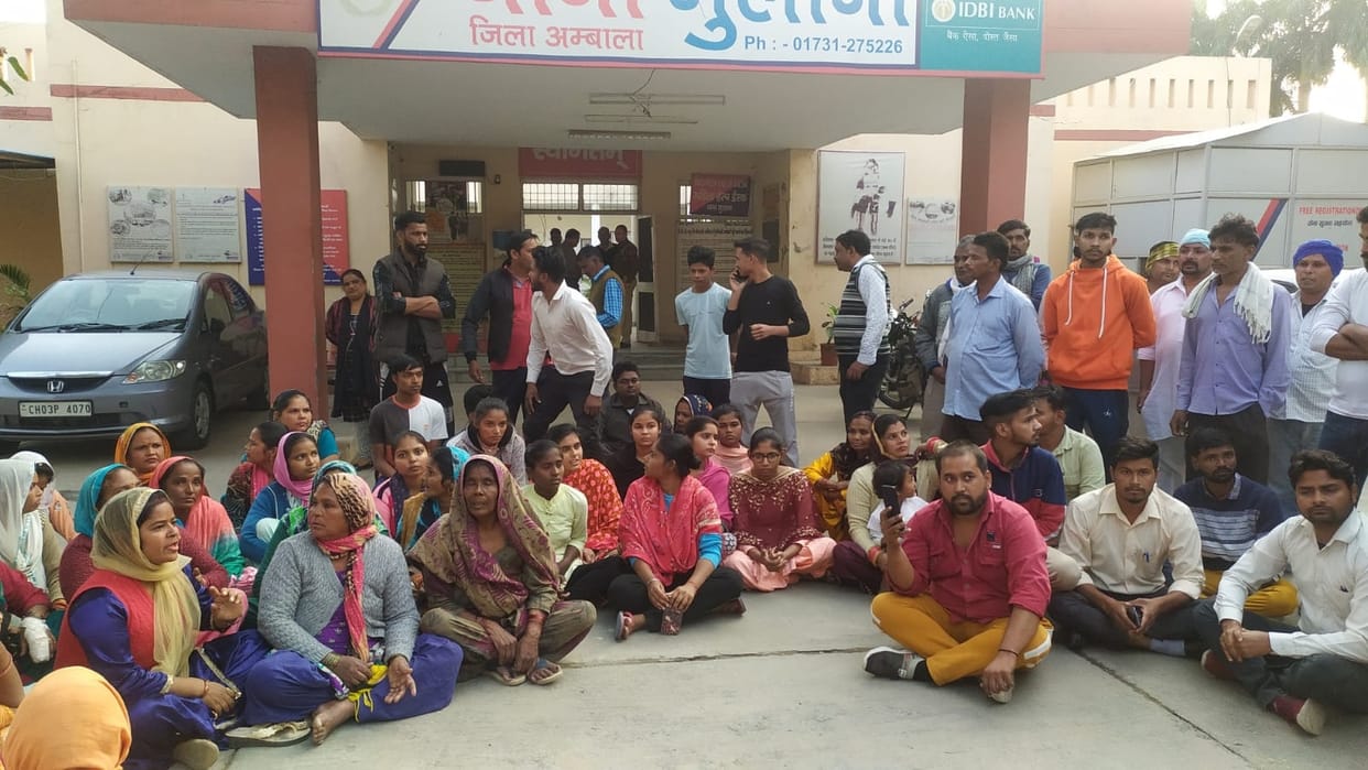 Villagers of Dhanaura angry for not having FIR against BJP leader