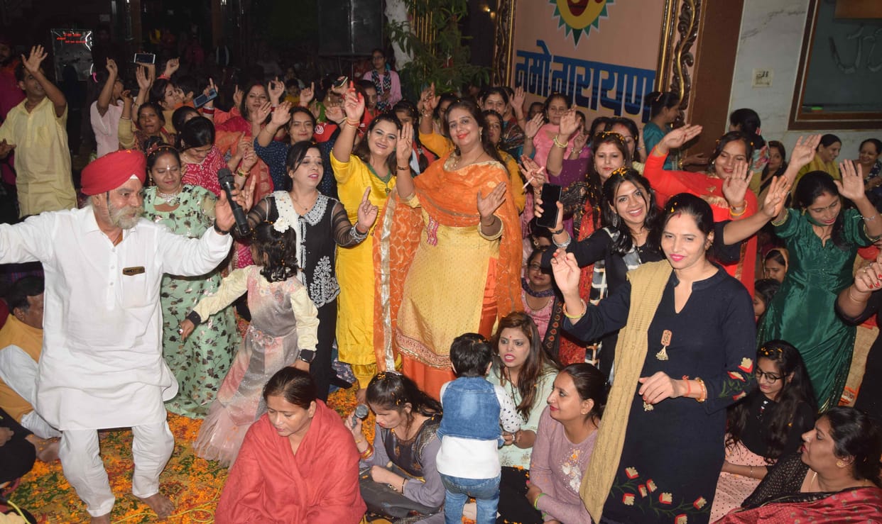 Dev Deepawali: Tableau of Lord Krishna and Balaram taken out