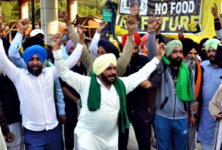 Celebration in Panchkula on Decision to Repeal Farm Laws