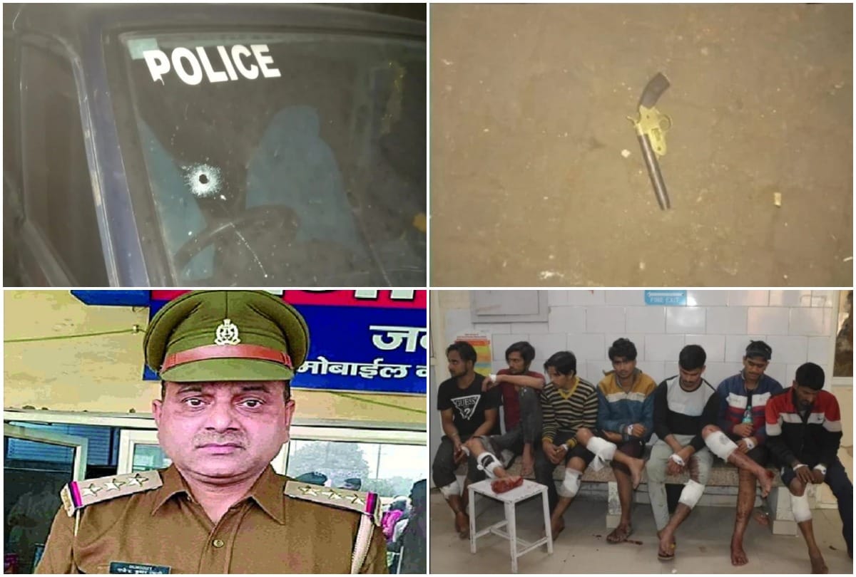 Begged by falling at the feet of the policemen, still caught and shot him