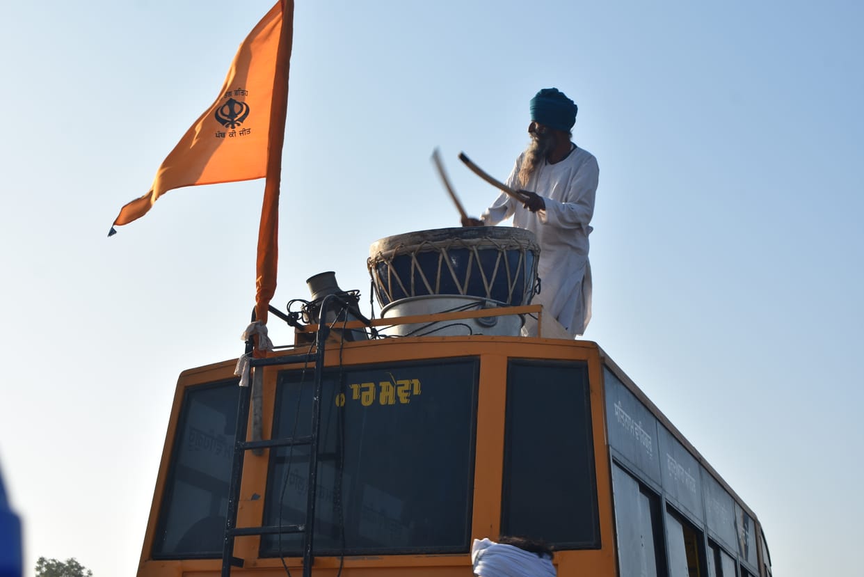 Green farmers standing from Panipat and Dahar toll plaza, from here the strategy of the entire farmer movement was decided