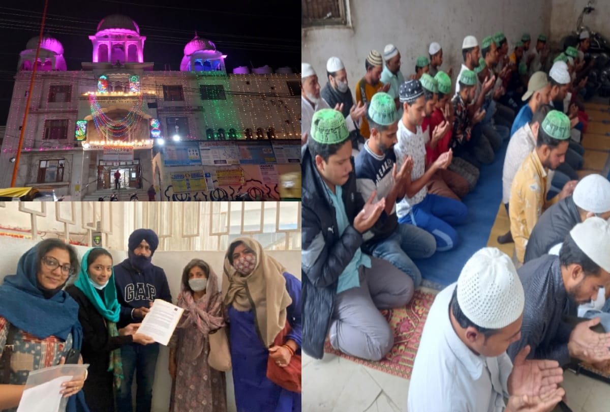 gurugram namaz row sikh community invite muslims in gurudwara but they dont come due to gurupurab promise to come from next friday see photos