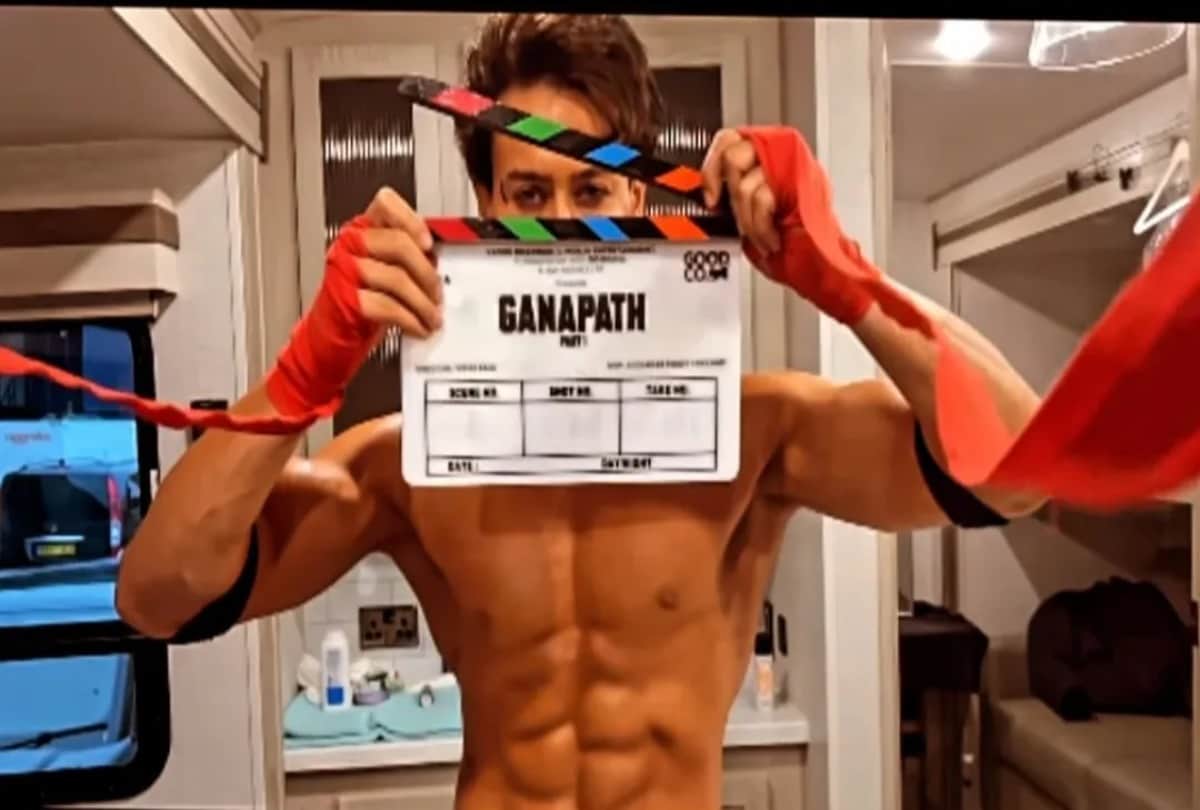 Ganpat: Tiger Shroff shares video flauting his toned body actor is busy in UK for shooting