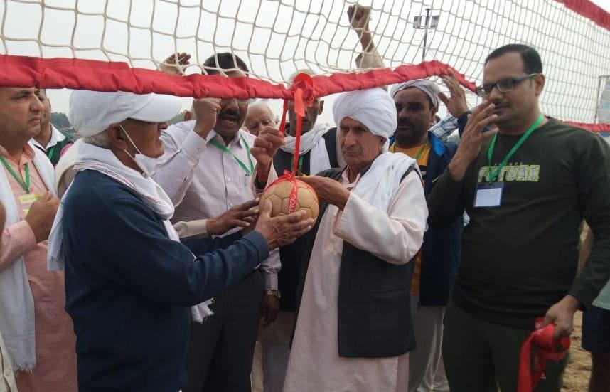 Showed stamina in the volleyball competition dedicated to the farmers' movement