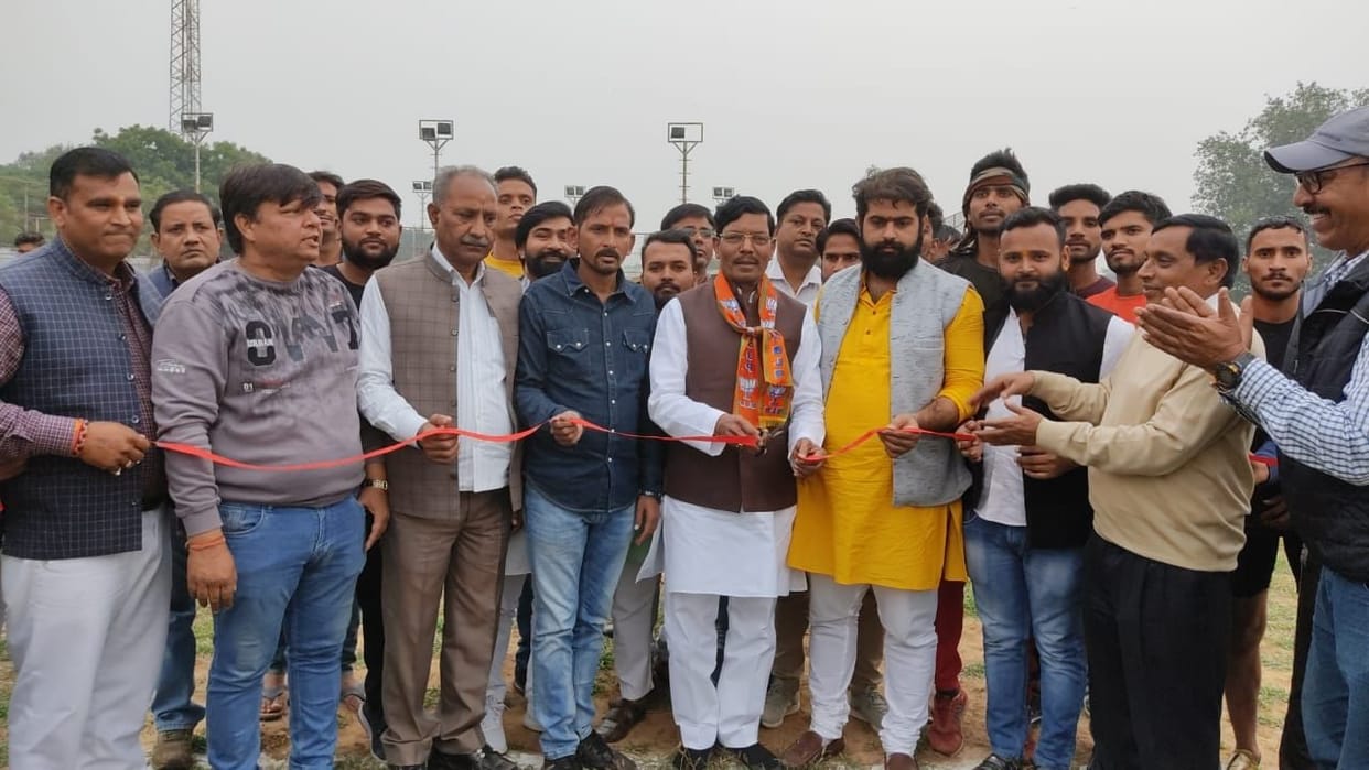 Hathras: Ajroi's team defeated Kursanda's team in Kabaddi