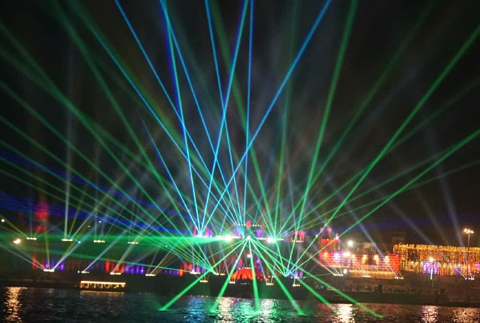Dev Deepawali 2023 Shiva Tandav on waves of Ganga in Varanasi laser show will tell history of Kashi