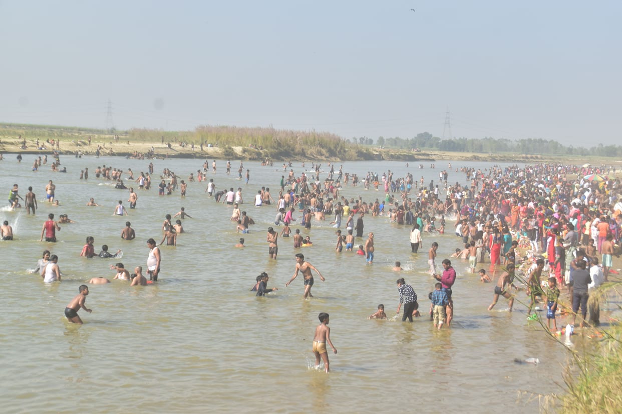 deotees take a dip if faith in devahuti ganaga