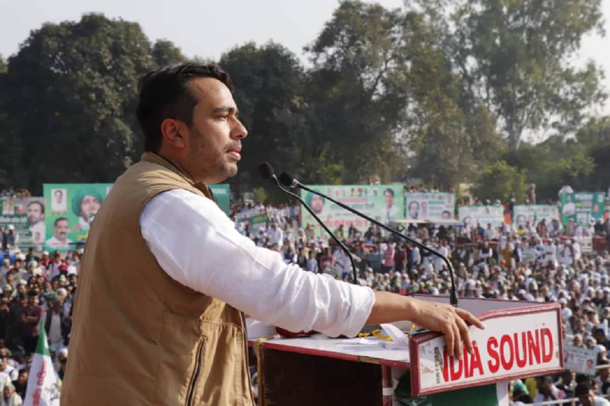 Chaudhary Jayant rally in Muzaffarnagar and targeted PM Modi and CM Yogi after the big decision on agricultural laws