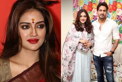 Social media Nusrat Jahan shared pictures with Yash Dasgupta and said bless us